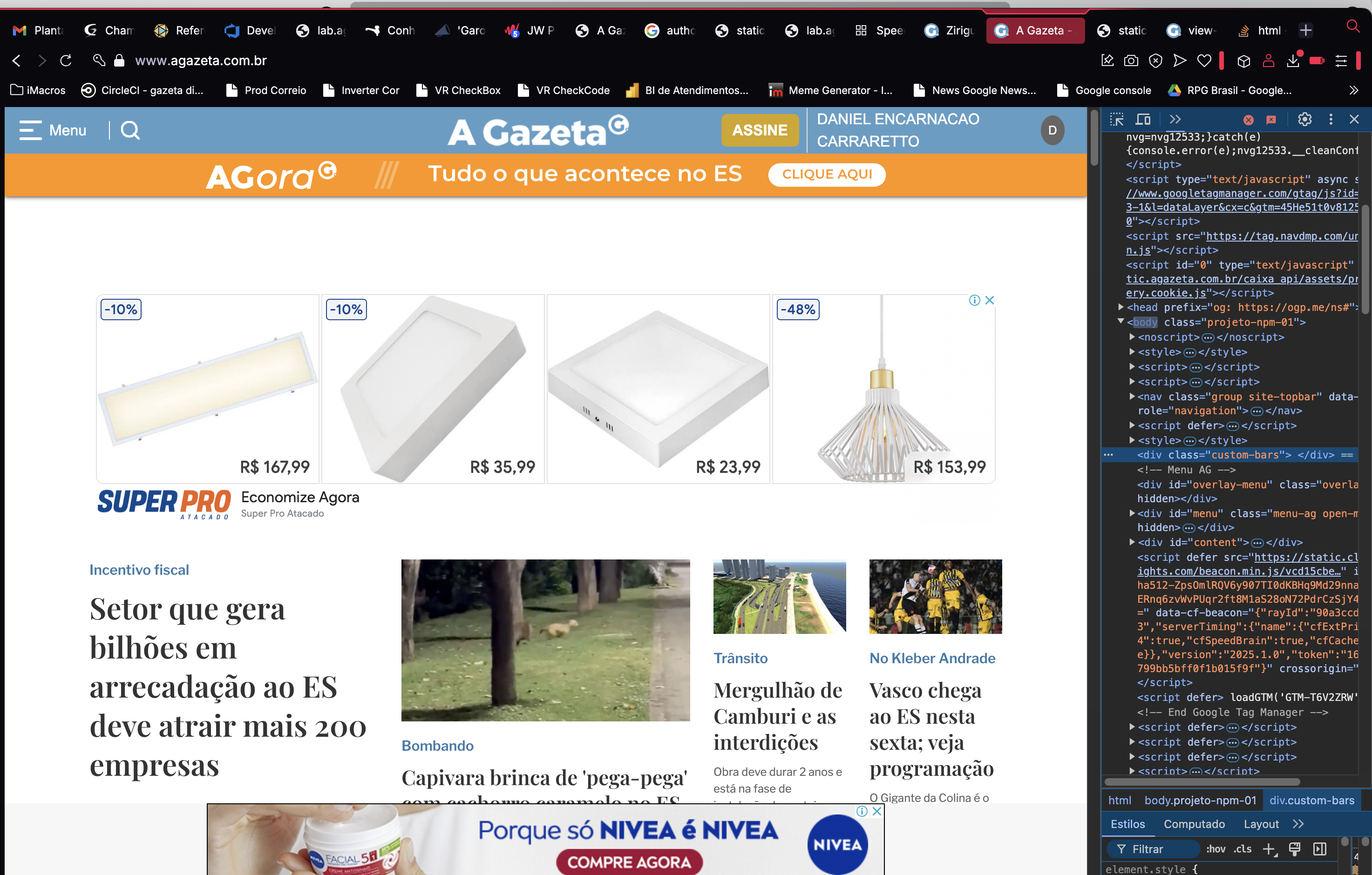 Imagem - Deu um nó no transito o acidente de hoje na beira rio